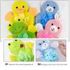 Mobestech 4Pcs Cartoon Bath Shower Gloves Bath Sponge Animal- Design Bathing Mitt Loofah Soft Wash Sponge Body Scrubber for view 2