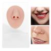 JTLB Body Piercing Kits, Silicone Piercing Body Model Soft Silicone Ear Mouth Nose Eye Tongue Navel Model with Display Rack for Piercing Practice (Medium Skin Color) view 4