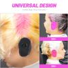 Beavorty Hair Styling Accessories 3 Pairs Silicone Ear Covers Hair Dye Ear Cover Protector Hair Perm Oil Shield Anti-Staining Earmuffs Protector for Salon Barber Hairdressing Hair Styling Tools view 2