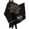 Custom Barber Cape Hairdresser Cape, Add Your Photo Text Logo Personalized Salon Cape for Men, Customized Hair Cutting Cape for Home Salon Barbershop view 2