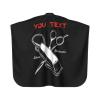 Custom Barbershop Shaves Haircut Barber Cape for Men Women, Personalized Text Logo Salon Haircut Cape, Customized Hair Cutting Cape Hairdressing Apron for Home Salon Barbershop view 2