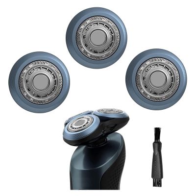 Gleway SH60 Replacement Heads Blades Compatible with Philips Shaver S6000 Series, SH60 Shaving Replacement Heads for Electric Razors Series 6000 S6810, S6820, S6850, S6880/81 S6810 W/Cleaning Brush