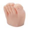 Practice Fake Foot Model, Nail Art Foot Model Professional Elastic Portable Washable for Nail Salon for Beginner (Left) view 1
