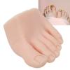 Practice Fake Foot Model, Nail Art Foot Model Professional Elastic Portable Washable for Nail Salon for Beginner (Left) view 3
