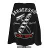 Custom Barbershop Shaves Haircut Barber Cape for Men Women, Personalized Text Logo Salon Haircut Cape, Customized Hair Cutting Cape Hairdressing Apron for Home Salon Barbershop view 1
