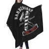 Custom Barbershop Shaves Haircut Barber Cape for Men Women, Personalized Text Logo Salon Haircut Cape, Customized Hair Cutting Cape Hairdressing Apron for Home Salon Barbershop view 3