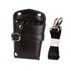 BIUDECO Professional Hairdressing Scissor Pouch Kit Pu Waist Bag for Stylists Holds Scissors Comb Wear-resistant Breathable for Barber Shops Home Use Black view 1