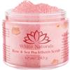 Organic Rose & Sea Buckthorn FACE & BODY SCRUB, Natural & Pure Exfoliating Scrub for Soft & Smooth Skin, Infused With Essential Oils, Moisturizer for Women & Men, Removes Blackheads, Acne & Dead Skin view 1