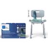 Medline 3-in1 Bath Essentials Kit for Caregivers, Seniors and Adults: Chair, Grab Bar and 2-Pack Loofah for Elderly, Adults, Seniors, Disabled - 1 Ct. view 1