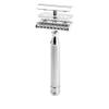 MHLE TRADITIONAL R41 Double Edge Safety Razor (Open Comb) For Men & MHLE TRADITIONAL Stand for Razors, Shave Accessory - Robust Stainless Steel view 3