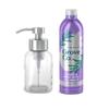 Grove Co. Foaming Hand Soap Concentrate (12 Fl Oz) + Reusable Glass Soap Dispenser, Plastic-Free Liquid Refillable Starter Kit, Natural Lavender Blossom & Thyme Fragrance view 1