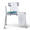 Medline Bath Combo for Caregivers, Seniors and Adults: Transfer Bench & Shower Curtain with 2-Pack Loofah for Disabled, Seniors, Elderly, Adults - 1 Ct. view 1
