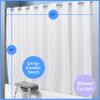 Medline Bath Combo for Caregivers, Seniors and Adults: Transfer Bench & Shower Curtain with 2-Pack Loofah for Disabled, Seniors, Elderly, Adults - 1 Ct. view 3