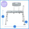 Medline Bath Combo for Caregivers, Seniors and Adults: Transfer Bench & Shower Curtain with 2-Pack Loofah for Disabled, Seniors, Elderly, Adults - 1 Ct. view 4