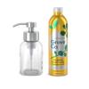 Grove Co. Foaming Hand Soap Concentrate (12 Fl Oz) + Reusable Glass Soap Dispenser, Plastic-Free Liquid Refillable Starter Kit, Natural Lemon & Eucalyptus Fragrance view 1