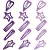 15pcs Birthday Teardrop Barrettes Shaped Mini Hairpin Heart Assorted for Five-pointed Hair Prop Side Styling Shape Adorable Women Clips Christmas Snap Hairpins view 1