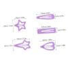 15pcs Birthday Teardrop Barrettes Shaped Mini Hairpin Heart Assorted for Five-pointed Hair Prop Side Styling Shape Adorable Women Clips Christmas Snap Hairpins view 2