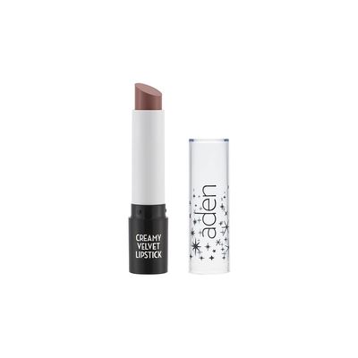 ADEN Velvet Lipstick for Women  Long-Lasting Hydrating Lipstick with Creamy Soft-Matte Finish  Made in Italy  Deep Red, Nude & Pink Shades (02 Bombshell)
