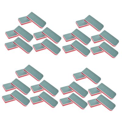 LALAFINA 40pcs Professional Manicure Pedicure Nail Files Block Sanding Grits Nail Buffers Art Tools