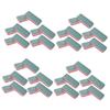 LALAFINA 40pcs Professional Manicure Pedicure Nail Files Block Sanding Grits Nail Buffers Art Tools view 1