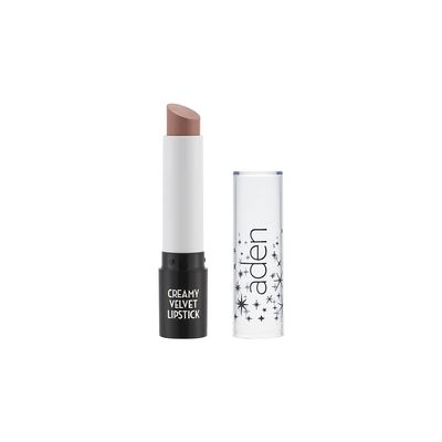 ADEN Velvet Lipstick for Women  Long-Lasting Hydrating Lipstick with Creamy Soft-Matte Finish  Deep Red, Nude & Pink Shades  Made in Italy (01 Teddy)