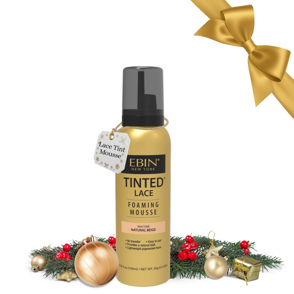 EBIN NEW YORK Tinted Lace Foaming Mousse - Natural Beige, 3.38oz/ 100ml