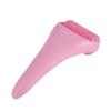 Chikoni 3 in 1 Ficial Face Ice Jade Roller and Gua Sha Tool, Natural Real Jade Anti-Wrinkle Face Eye Neck Massager Tool, Reduce Wrinkles, Puffiness, Migraine, Redness, Pain and InjuryPink view 2