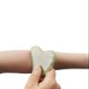 Chikoni 3 in 1 Ficial Face Ice Jade Roller and Gua Sha Tool, Natural Real Jade Anti-Wrinkle Face Eye Neck Massager Tool, Reduce Wrinkles, Puffiness, Migraine, Redness, Pain and InjuryPink view 4