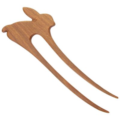 Didiseaon Creative Wooden Hairpin Vintage Style Hair Stick for Buns Handmade Decorative Fork for Girls and Women Wood Hair Accessory for Everyday and Special Occasions