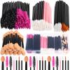 Rolybag Disposable Makeup Applicators Kit Mascara Wands Eyeliner Brushes Lip Applicators Eyeshadow Applicators Disposable Makeup Tools with Organizer Box for Easy Portability view 1
