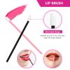 Rolybag Disposable Makeup Applicators Kit Mascara Wands Eyeliner Brushes Lip Applicators Eyeshadow Applicators Disposable Makeup Tools with Organizer Box for Easy Portability view 4