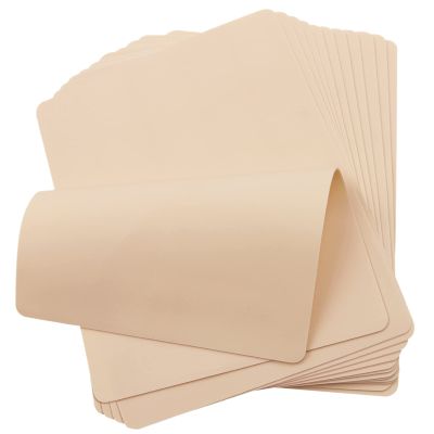 Blank Tattoo Practice Skin - Romlon 15Pcs Tattoo Skin Practice 8'' x 6'' Double Sides Tattoo Skin Microblading Eyebrow Fake Skin for Tattoo for Beginners and Experienced Artists Tattoo Supplies