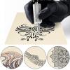 Blank Tattoo Practice Skin - Romlon 15Pcs Tattoo Skin Practice 8'' x 6'' Double Sides Tattoo Skin Microblading Eyebrow Fake Skin for Tattoo for Beginners and Experienced Artists Tattoo Supplies view 3