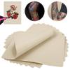 Blank Tattoo Practice Skin - Romlon 15Pcs Tattoo Skin Practice 8'' x 6'' Double Sides Tattoo Skin Microblading Eyebrow Fake Skin for Tattoo for Beginners and Experienced Artists Tattoo Supplies view 4