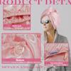 Chloven Satin Hair Towel Wrap - Satin Silk Hair Wrap for Sleeping, Large Hair Wrap Towels with Scrunchies, Anti Frizz Hair Drying Towel Wrap for Women Girls,Ultra-Fine Hair Towel Wrap for Long Hair view 2