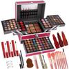 UNIFULL 132 Color All In One Makeup Kit for Women & Girls, Professional Full Set Including Eyeshadow, Lipstick, Concealer, Lip Gloss, Eyeliner, Mascara, Makeup Brushes (006N1-Pink) view 1