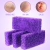 Batiyeer 100 Pcs Pumice Stone for Feet Scrubber Dead Skin Disposable Foot Pumice Foot Shower Scrubber Foot Scrubber for Heel Cuticle Callus Remover Bath Spa (Purple) view 3