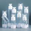 Beavorty 12pcs Airless Pump Lotion Bottles for Cream Cosmetics and Essential Oils Refillable Containers for Travel and Lightweight Design view 2
