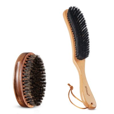 BFWood Boar Bristle Beard Brush and Clothes Brush