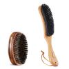 BFWood Boar Bristle Beard Brush and Clothes Brush view 1