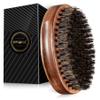 BFWood Boar Bristle Beard Brush and Clothes Brush view 2