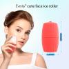 Evmliy 2Pack Ice Roller for Face, Qewro Silicone Facial Ice Mold to Brighten Skin Enhancing Natural Glow, Reusable Ice Roller for Face & Eye Puffiness Relief, Roller Skin Care Freezer view 2
