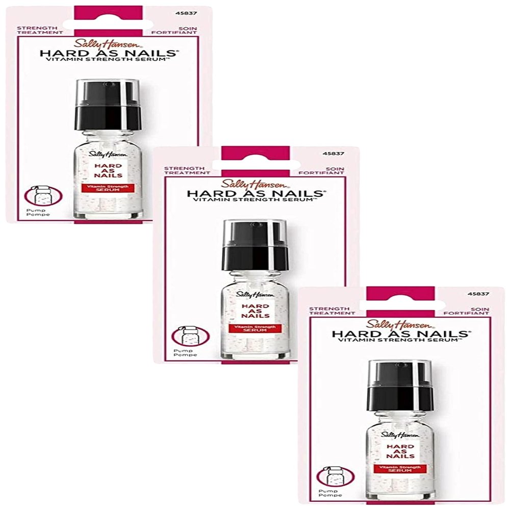 Sally Hansen Treatment Hard as Nails Serum, 0.45 Fluid Ounce (Pack of 3)