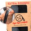 Extra Rough Exfoliating Washcloth - Extreme Body & Back Scrubber for Shower, Extra Long, Hygienic Exfoliator Wash Cloth, Men Or Women, 2 Count Pack, 1 Black & 1 Grey Color, Bye Bye Loofah view 1