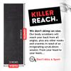 Extra Rough Exfoliating Washcloth - Extreme Body & Back Scrubber for Shower, Extra Long, Hygienic Exfoliator Wash Cloth, Men Or Women, 2 Count Pack, 1 Black & 1 Grey Color, Bye Bye Loofah view 4
