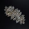 Teyglen Large Full Rhinestones Flower Bride Wedding Hair Comb Headband Luxurious Hair Accessories Dainty Gold Crystals Bridal Side Hair Combs for Women Bride Girls (Gold) view 3