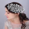 Teyglen Large Full Rhinestones Flower Bride Wedding Hair Comb Headband Luxurious Hair Accessories Dainty Crystals Bridal Side Hair Combs for Women Bride Girls (AB Color) view 2