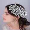 Teyglen Large Full Colorful Rhinestones Hair Comb for Wedding Bride Women Girls, 22 * 12cm/8.66 *4.72 inches, Alloy+Rhinestones+Crystal, Hair Accessories, Bridal Hair Piece view 1