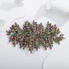 Teyglen Large Full Colorful Rhinestones Hair Comb for Wedding Bride Women Girls, 22 * 12cm/8.66 *4.72 inches, Alloy+Rhinestones+Crystal, Hair Accessories, Bridal Hair Piece view 3