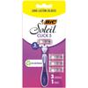 BIC Soleil Click 5 Women's 5-Blade Disposable Razor, 1 Handle and 3 Cartridges (Pack of 3) view 3
